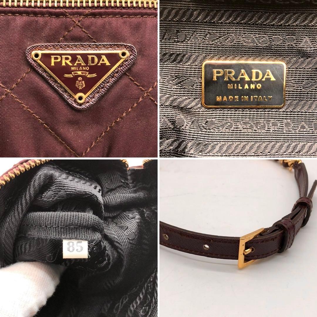 ✨極希少・美品✨プラダ チェーンウエストバッグ 三角ロゴ キルティング ナイロン