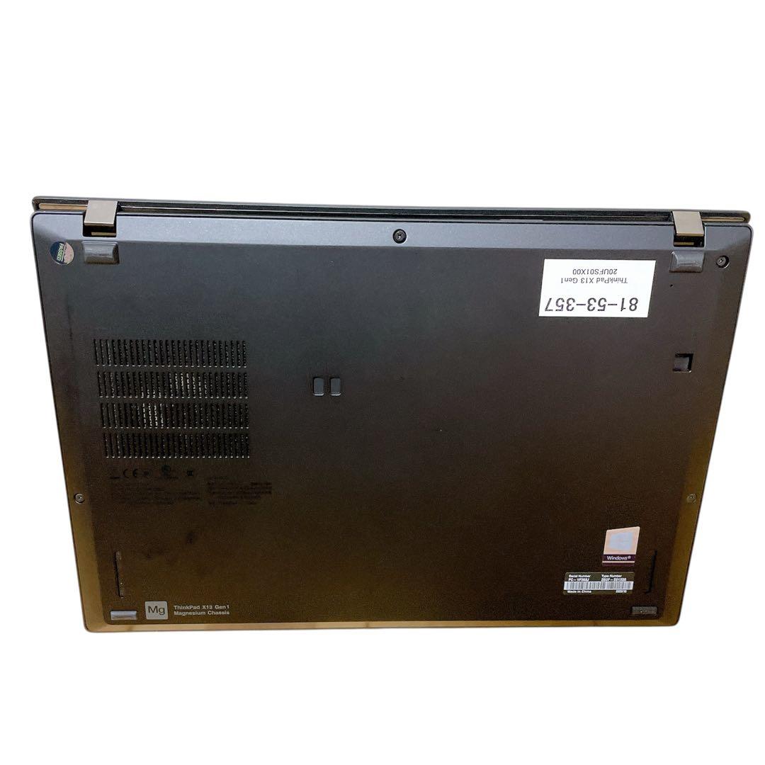 バッテリー良好Lenovo ThinkPad X13 Ryzen5 SSD