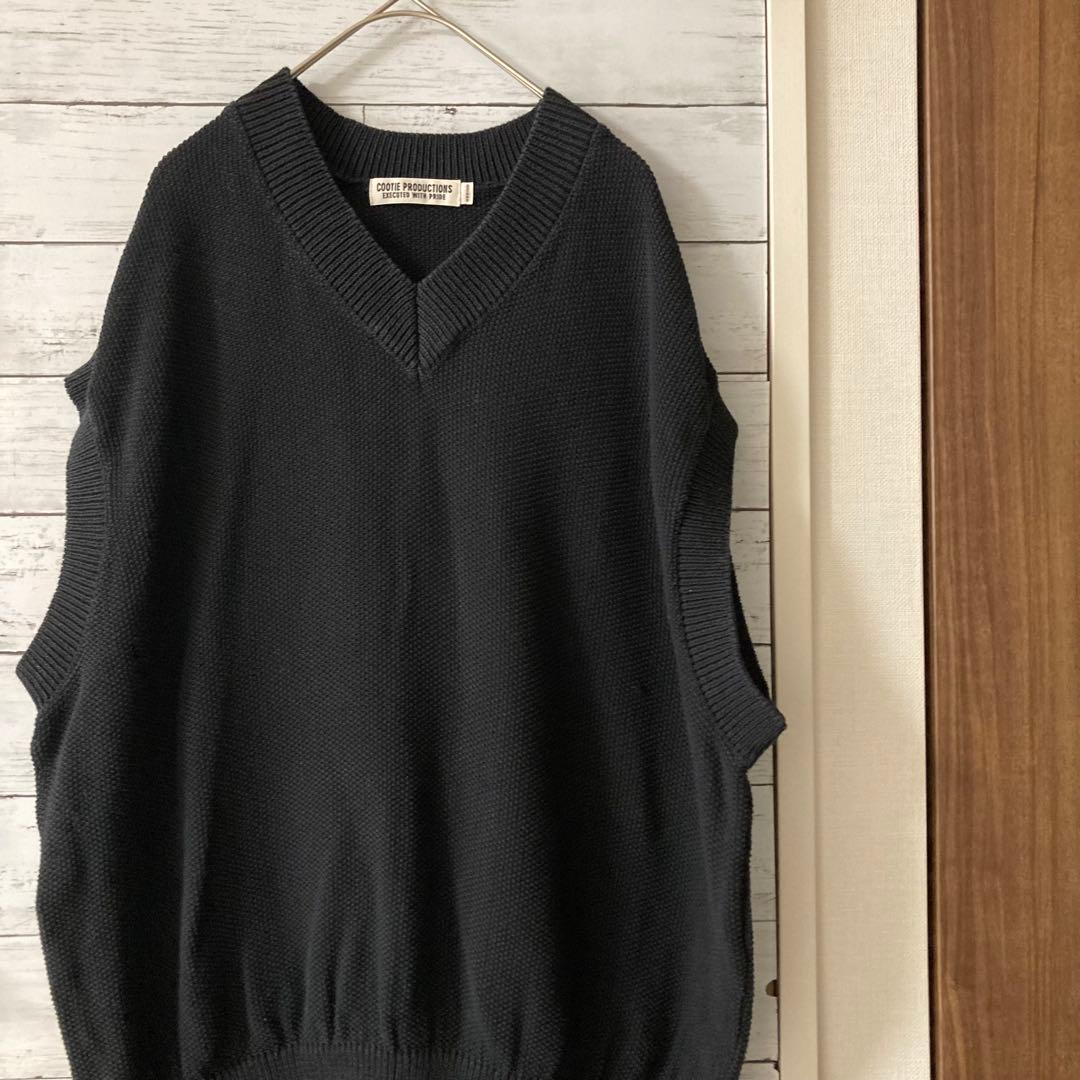 f*8様 COOTIE PRODUCTIONS　ニットベスト　Vネック　古着屋購