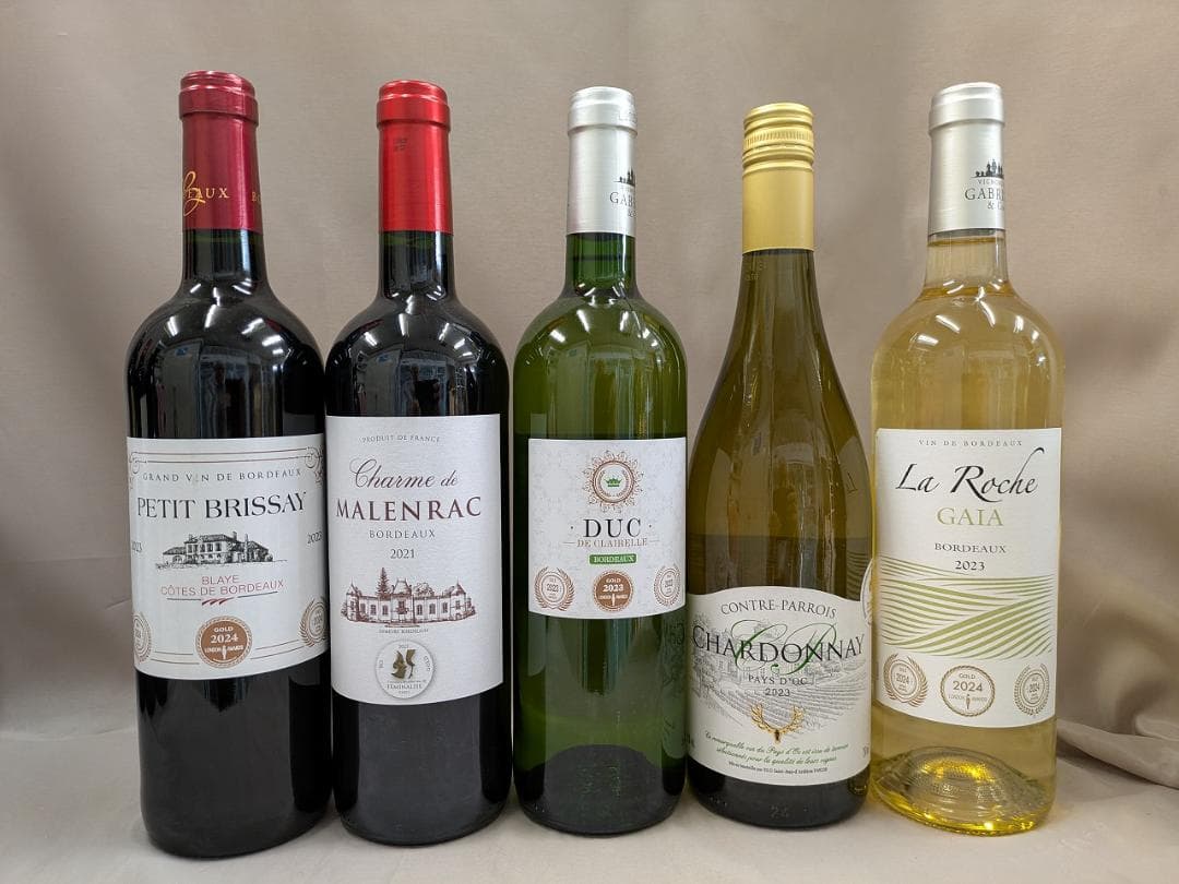 フランス金賞受賞　　赤白セレクション　12本セット　750ml