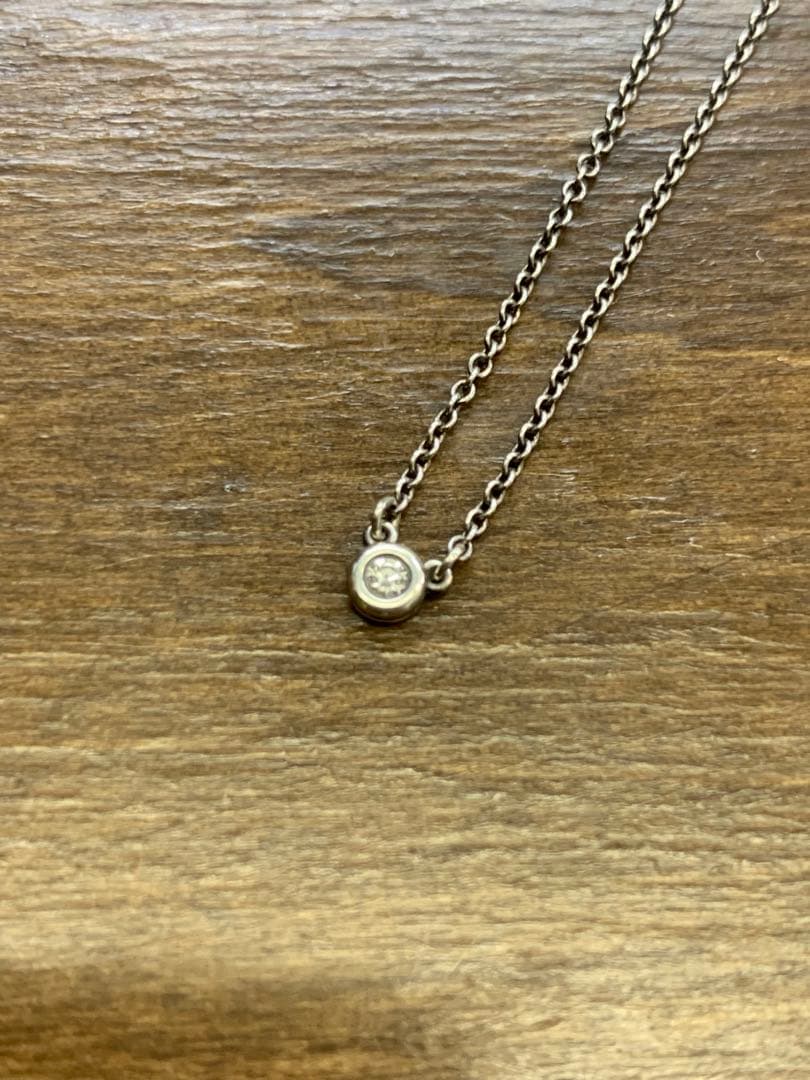 ティファニー　バイヤザード　0.03ct ネックレス　925 エルサペレッティ