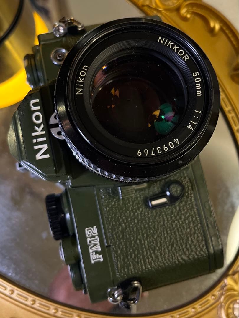 Nikon FM2 New カスタム ミリタリーグリーン ワンオフ塗装ボディ