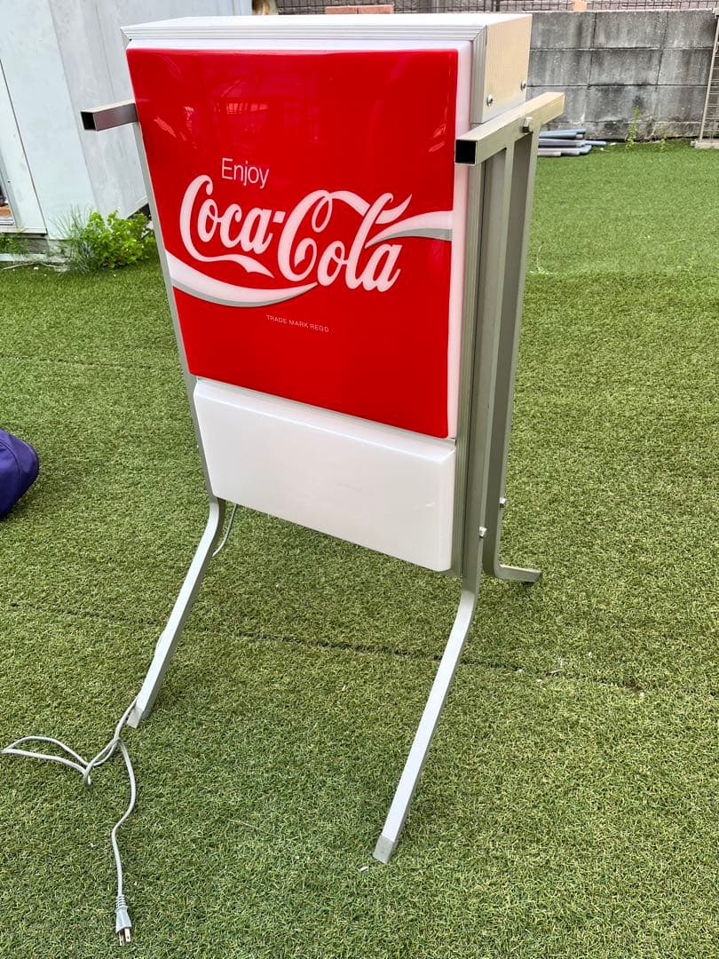 Coca-Cola スタンド看板 LED照明付き