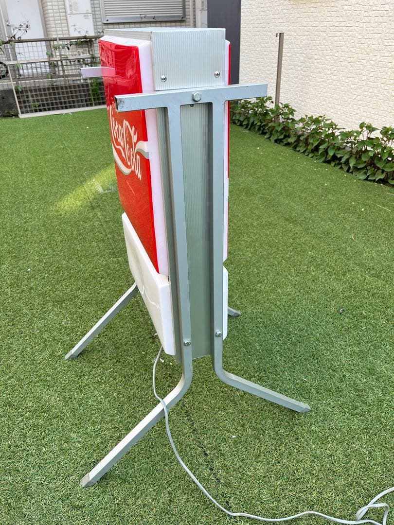 Coca-Cola スタンド看板 LED照明付き