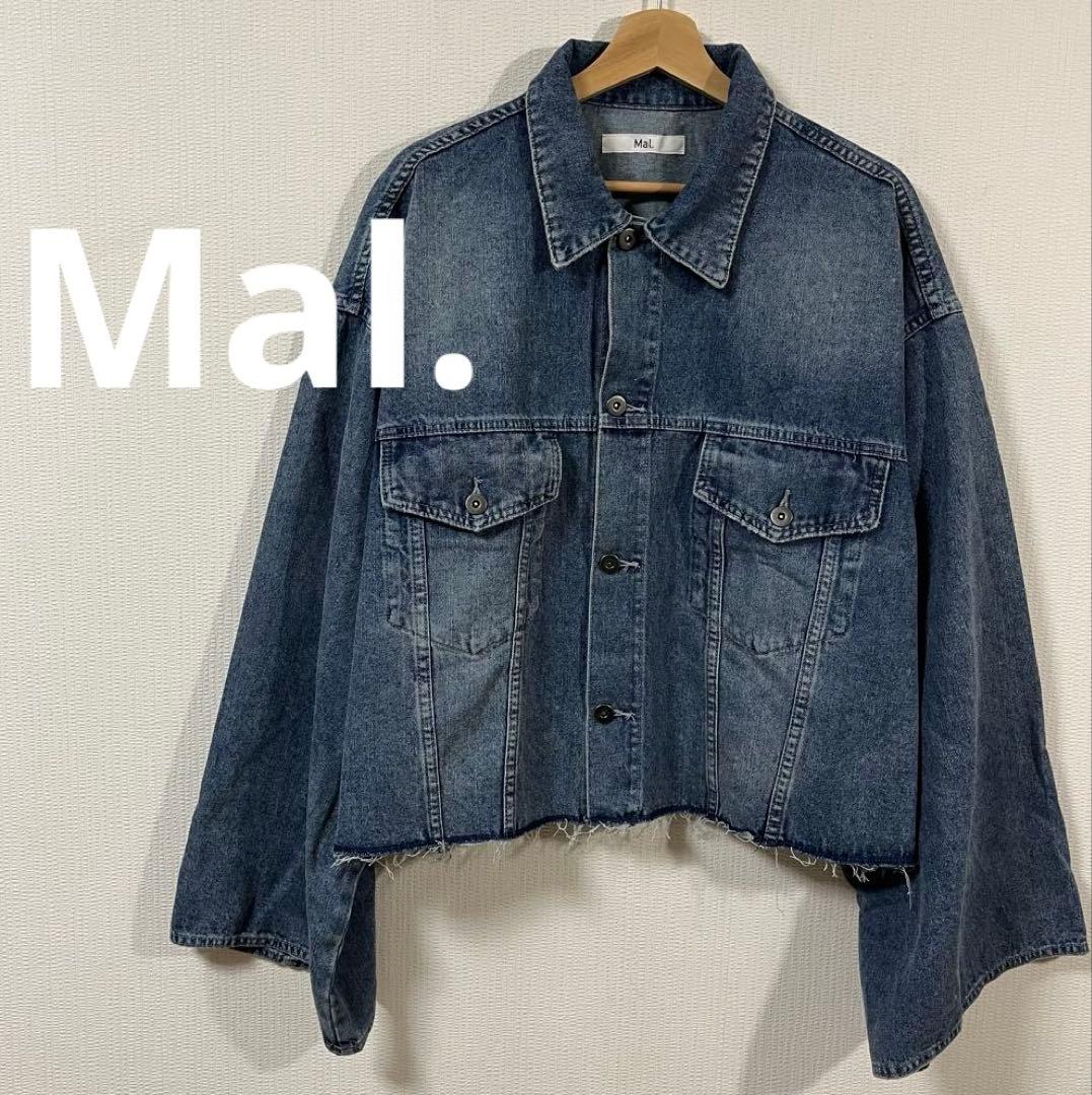 Mal. 　オリジナルデニムジャケット　レレレさん　サイズ01 美品