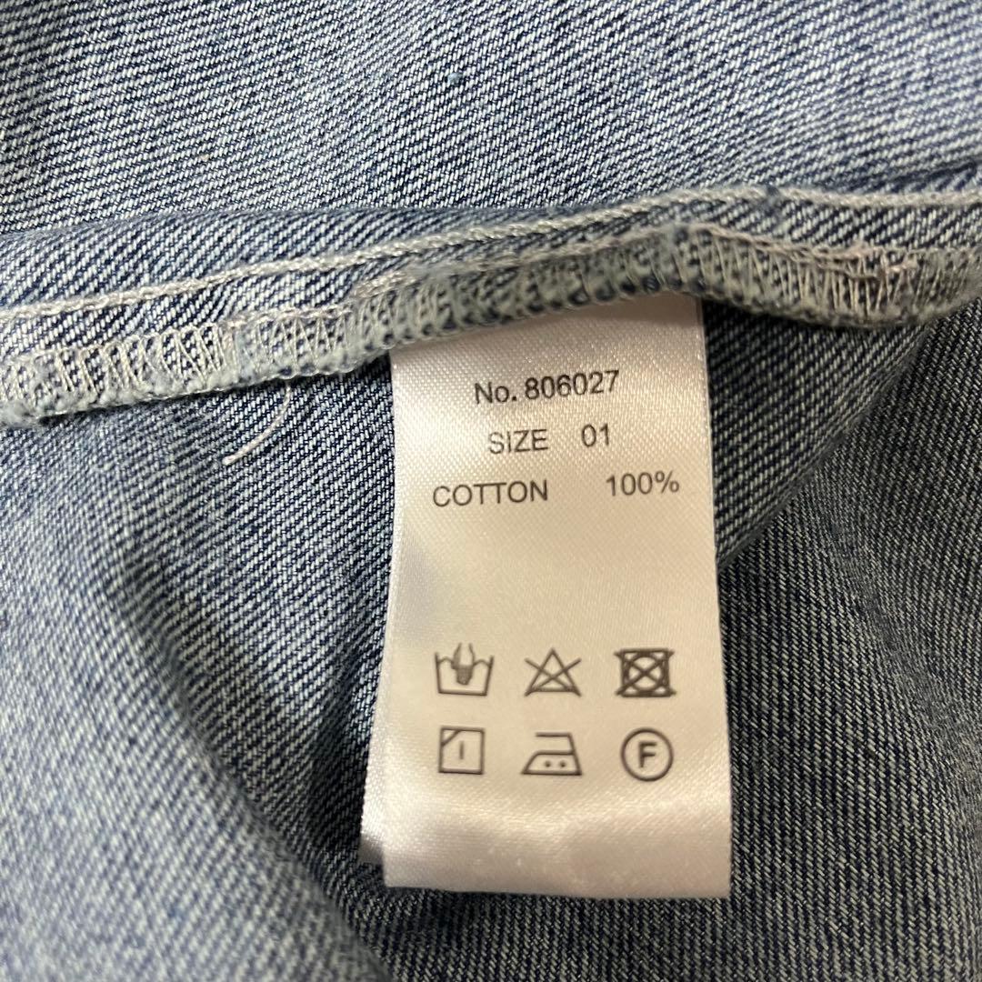 Mal. 　オリジナルデニムジャケット　レレレさん　サイズ01 美品