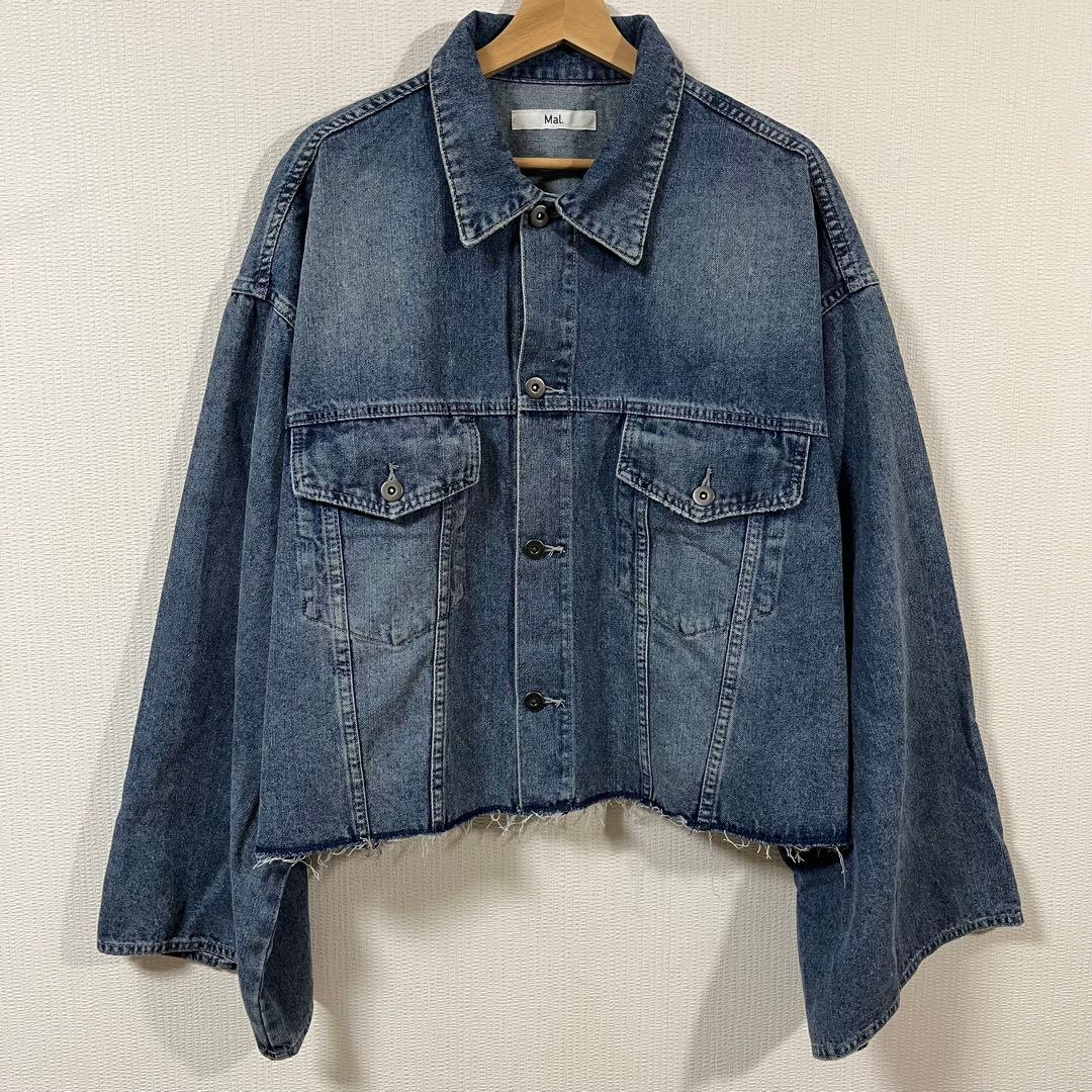 Mal. 　オリジナルデニムジャケット　レレレさん　サイズ01 美品
