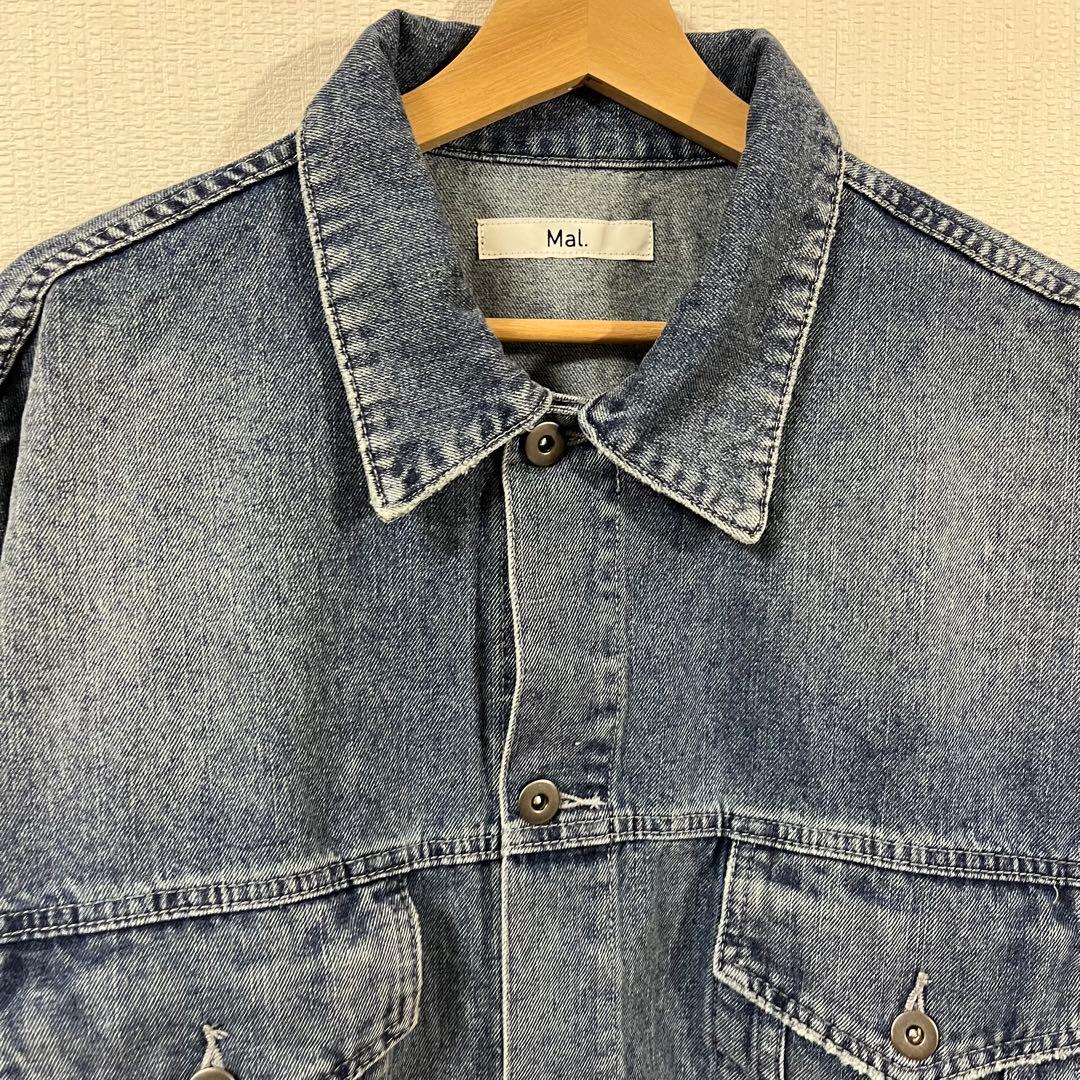 Mal. 　オリジナルデニムジャケット　レレレさん　サイズ01 美品