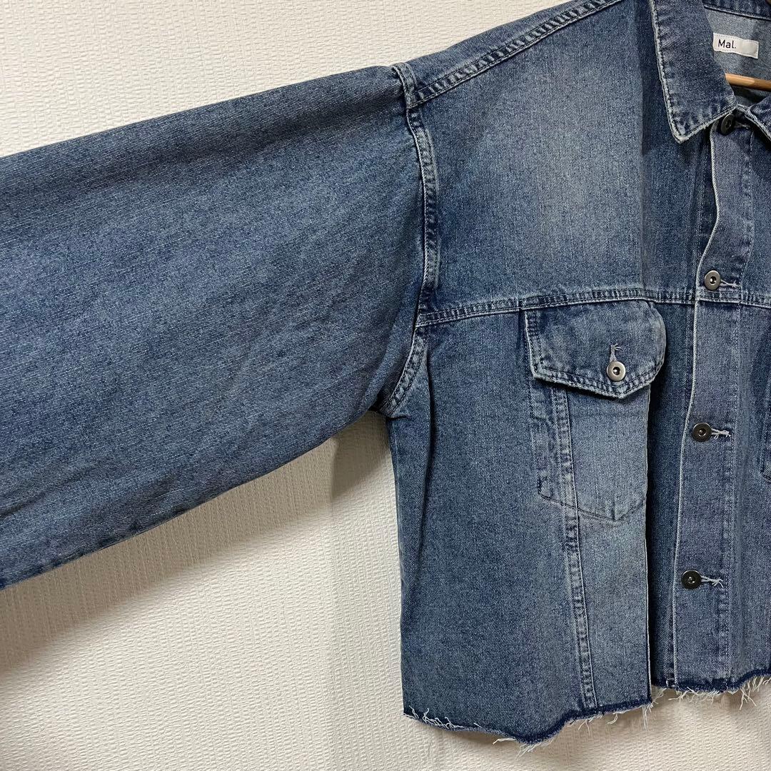 Mal. 　オリジナルデニムジャケット　レレレさん　サイズ01 美品