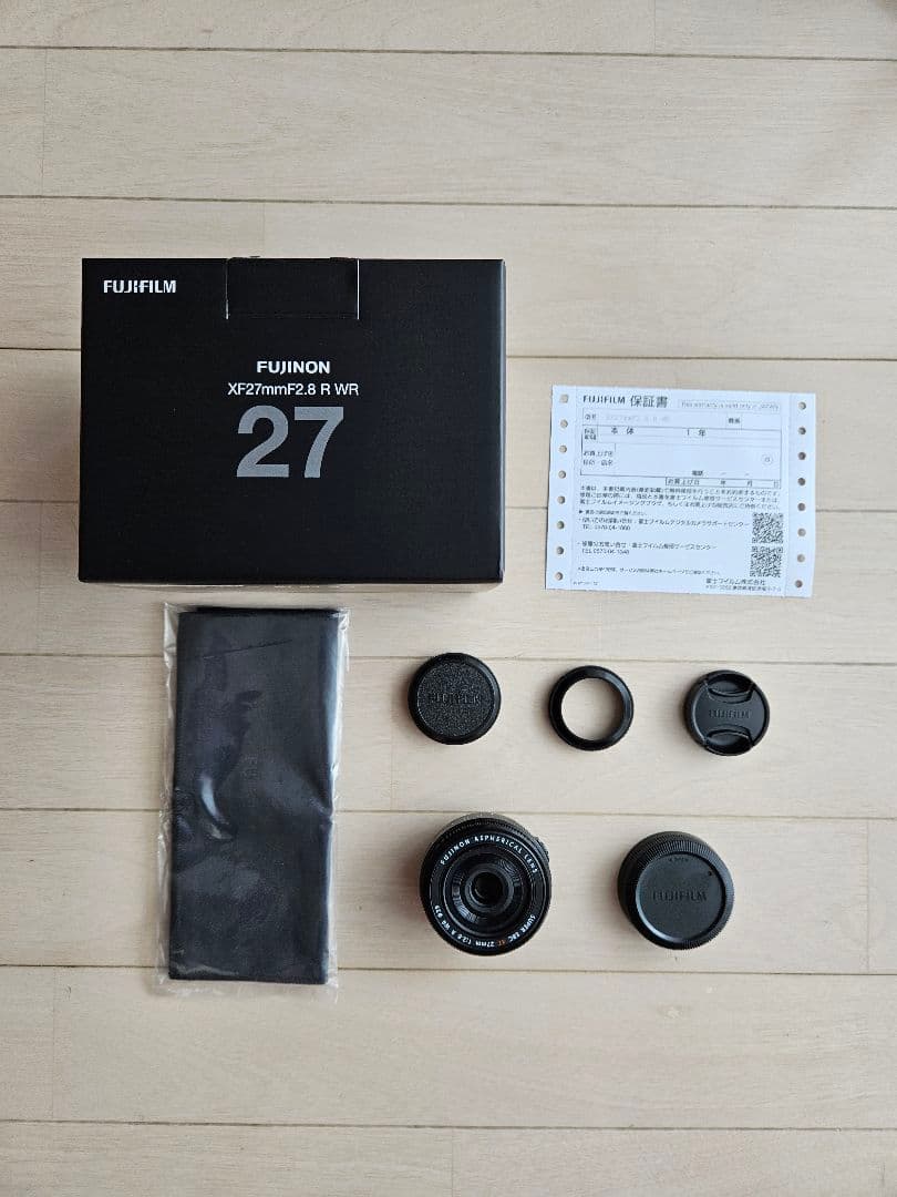 XF 27mm F2.8 R WR フジ　美品