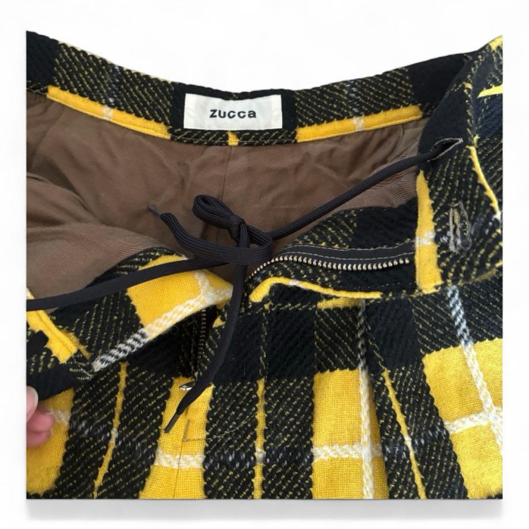 Zucca ズッカ　チェック柄 ガウチョパンツ　Mサイズ　暖かい生地♡