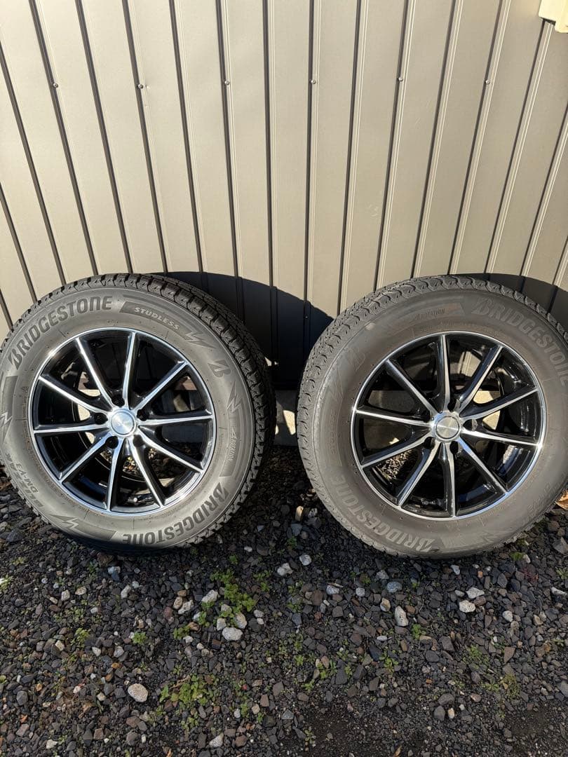 ブリヂストン 17インチ アルミホイールスタッドレスタイヤエコフォルム　ハリアー