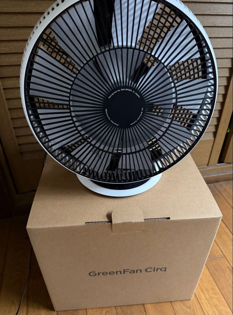 BALMUDA GreenFan ホワイト×ブラック EGF-3400-WK