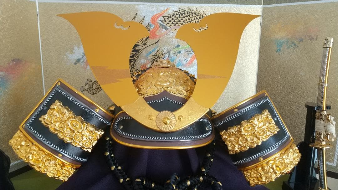 かぶれる兜！【陣屋】兜飾り　五月人形　※人気の収納台付き　武光節句人形工芸士作