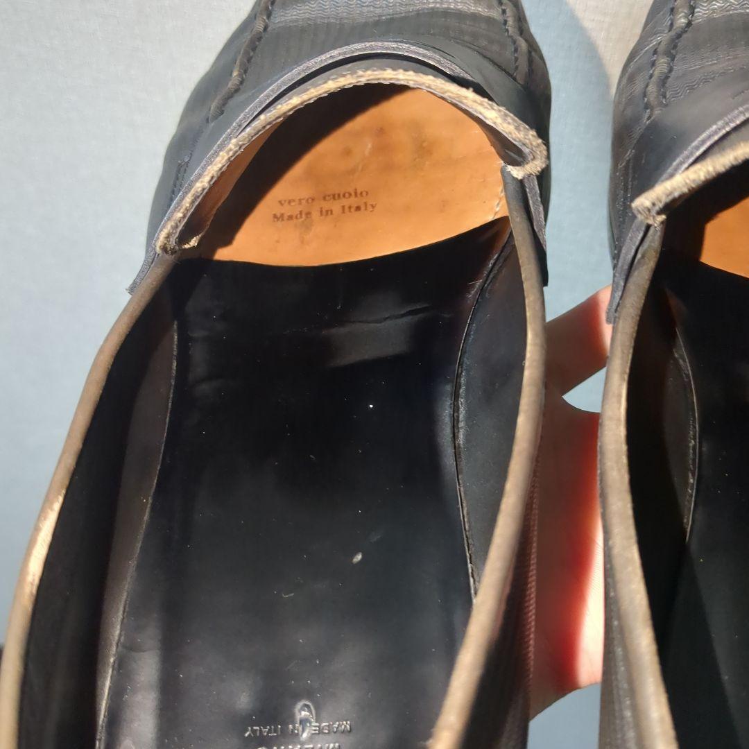 定価10万イタリア製 Giorgio Armani ポインテッドトゥ 革靴