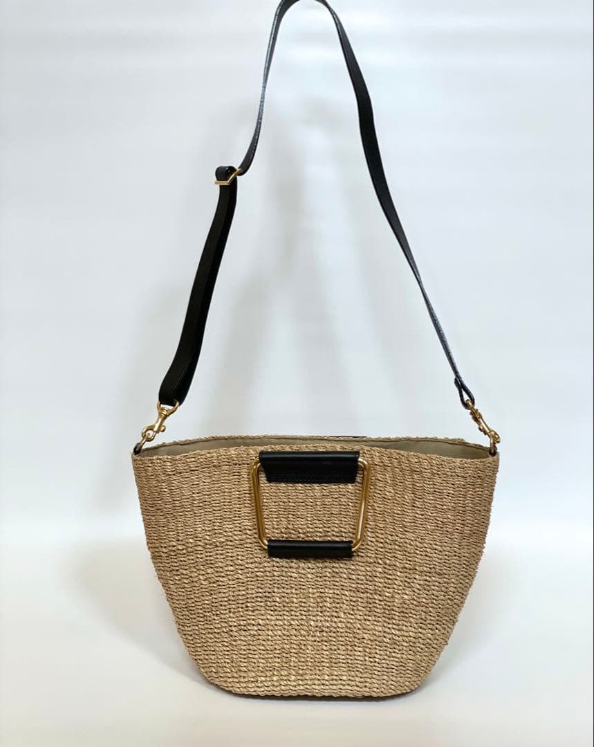 【新品未使用】ヴィオラドーロ ストロー かごバッグ