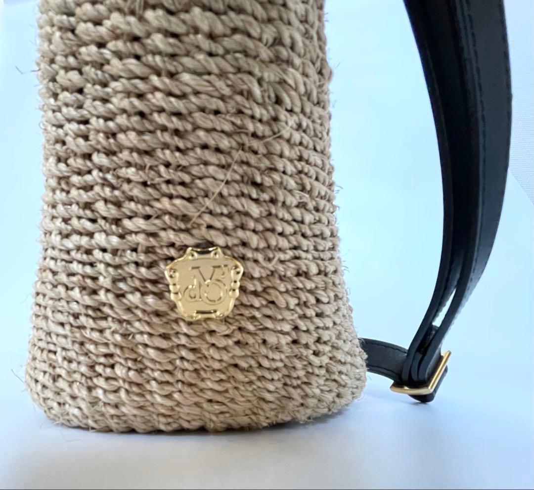 【新品未使用】ヴィオラドーロ ストロー かごバッグ