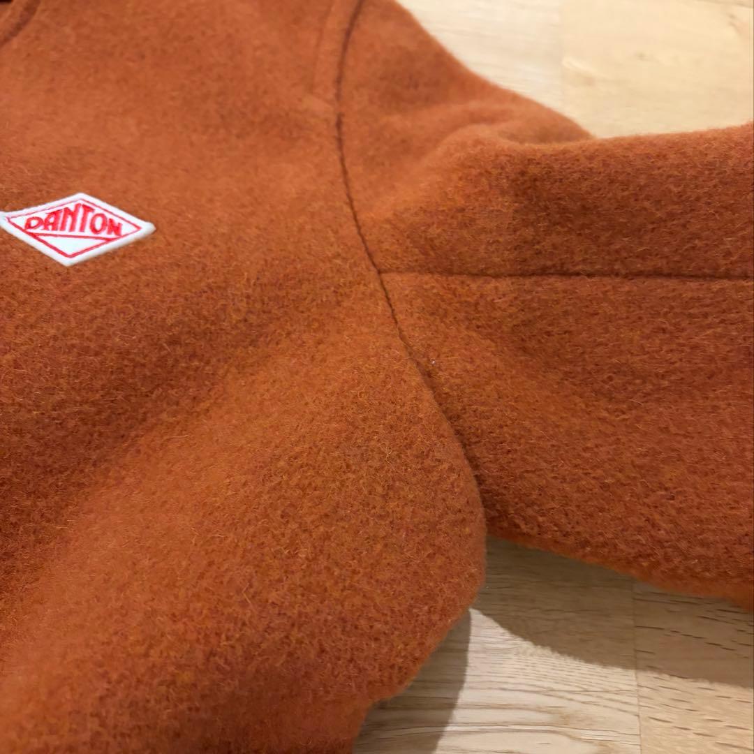 ★最終値下げ1月11日まで★ダントン　ウールモッサ　ノーカラーコート