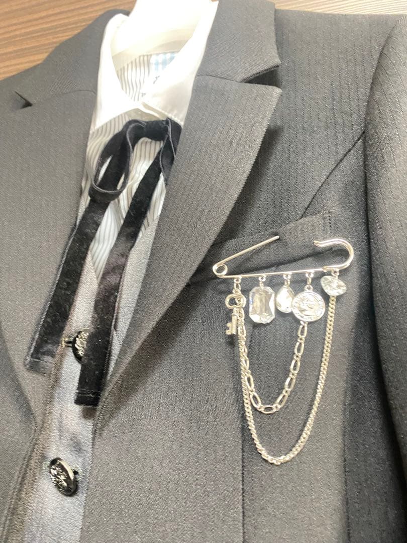 卒業式　女の子Candy 150cm ブラックスーツ 3点セット