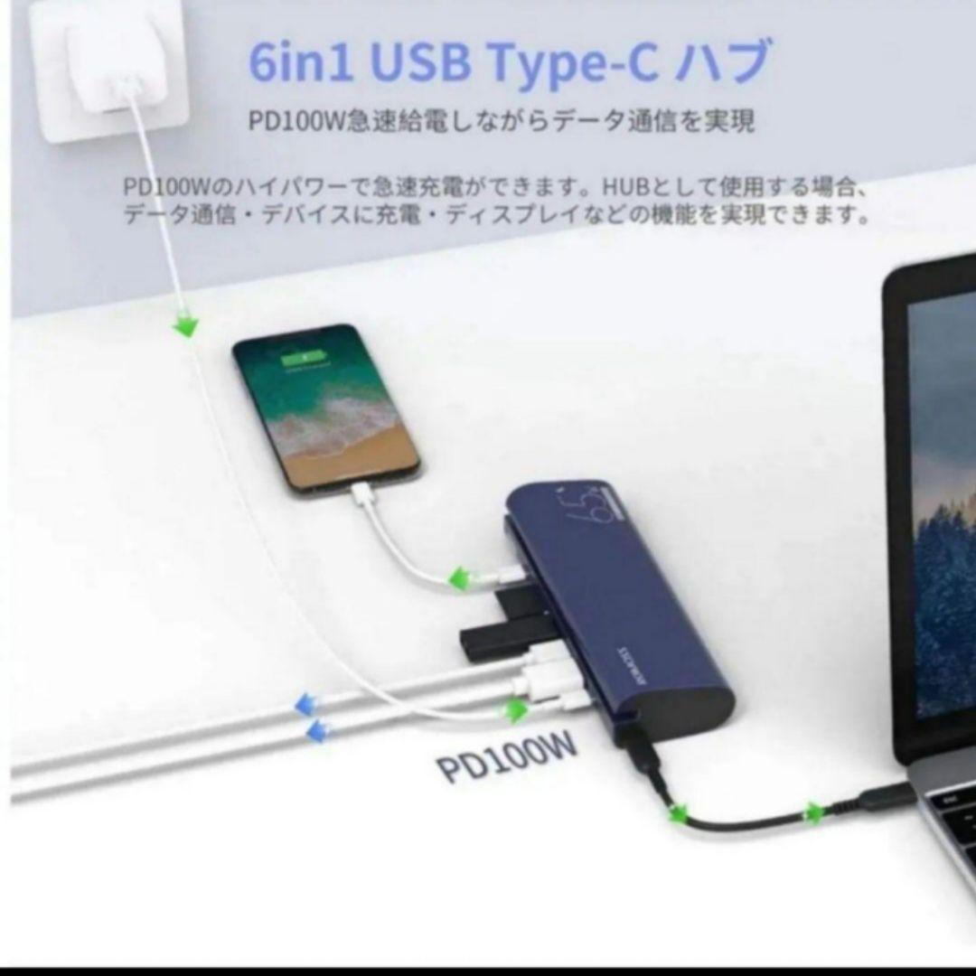 モバイルバッテリー✨6in1　急速充電　高容量 PSEマーク付き　新品