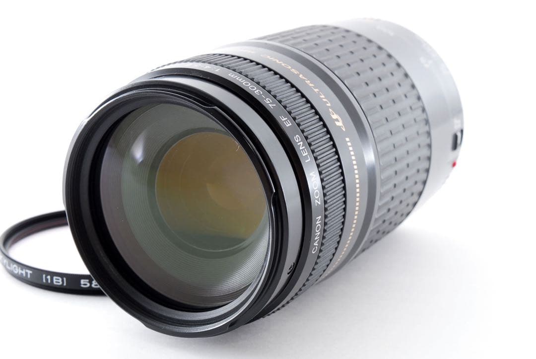 キヤノン/フード付き/Canon EF 75-300㎜F4-5.6　 USM