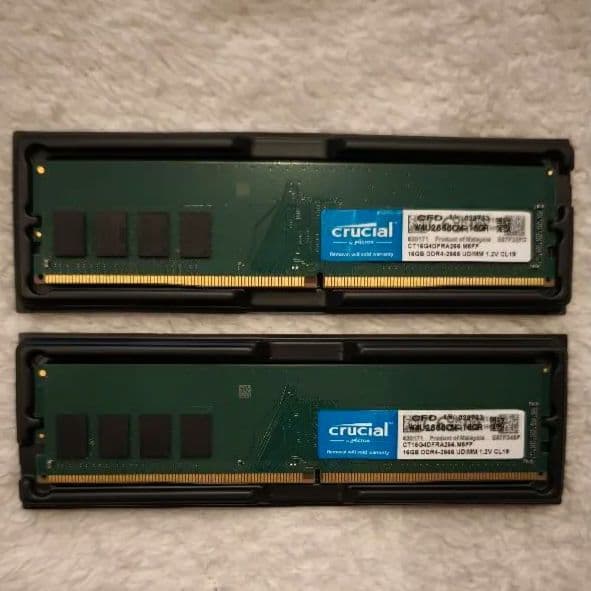 ア*ア様 Crucial 32GB DDR4 2666MHz メモリー