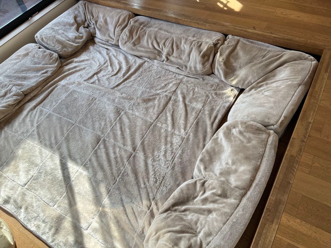 あったか なめらか ローソファ　フロアソファ コーナークッションセットメルトロ