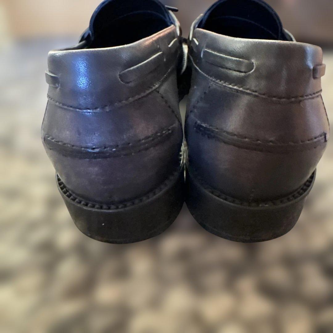 TOD'S トッズ　黒　タッセル　ローファー　24.5