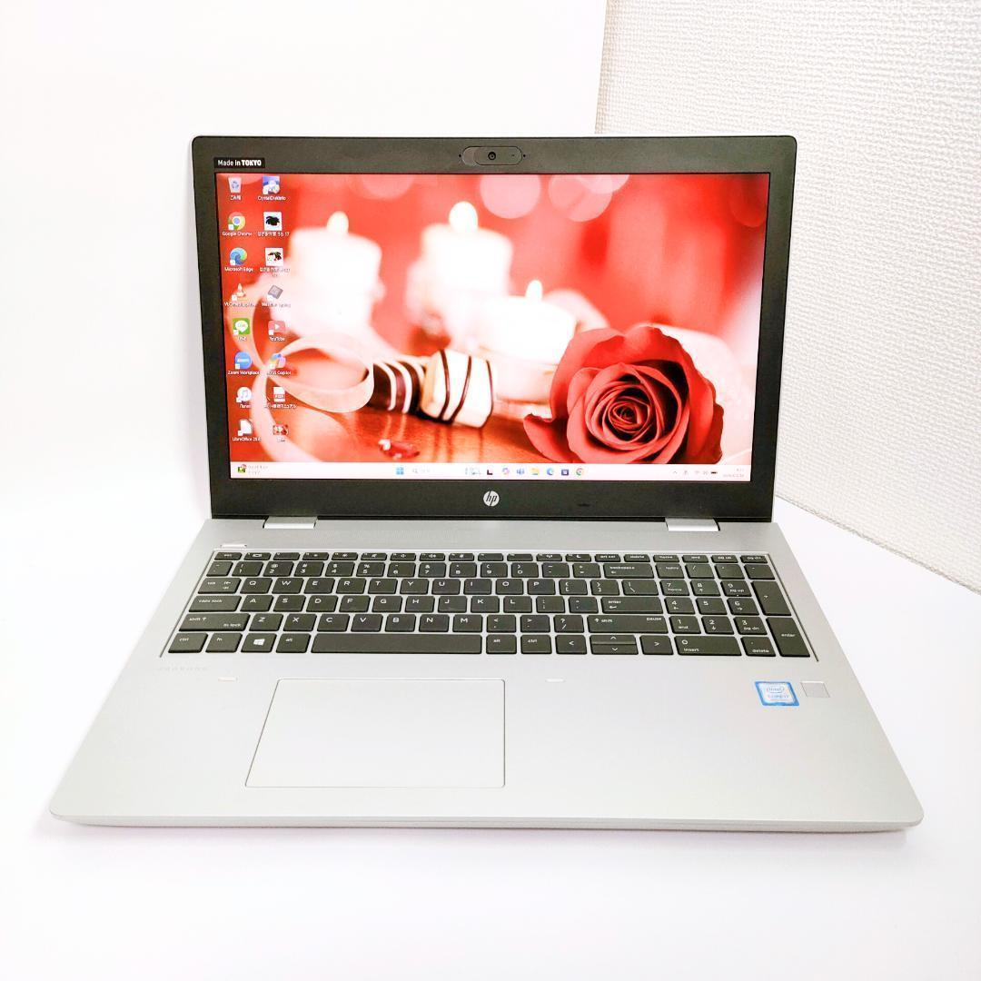 第8世代i7✨️SSD/Windows11/DVD/オフィス/HPノートパソコン