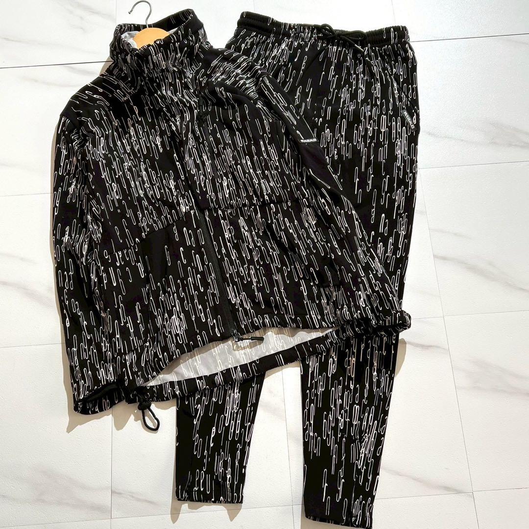 【極美品】1piu1uguale3 RELAXジャケット　セットアップ　総柄