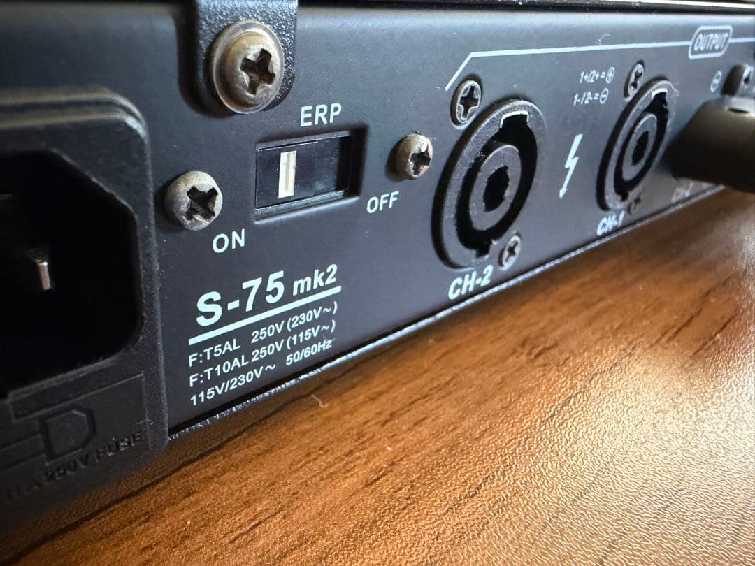 【美品！】Thomann S-75 mk2 パワーアンプ トーマン