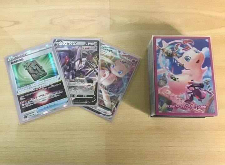 本格構築 【ミュウVMAX】デッキ＆ミュウ二重スリーブ