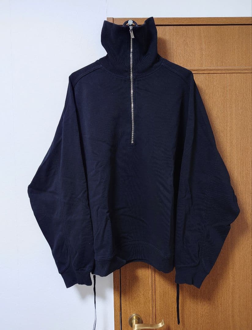 （美品）【Maison Special】 ハイネックハーフジップ　スウェット