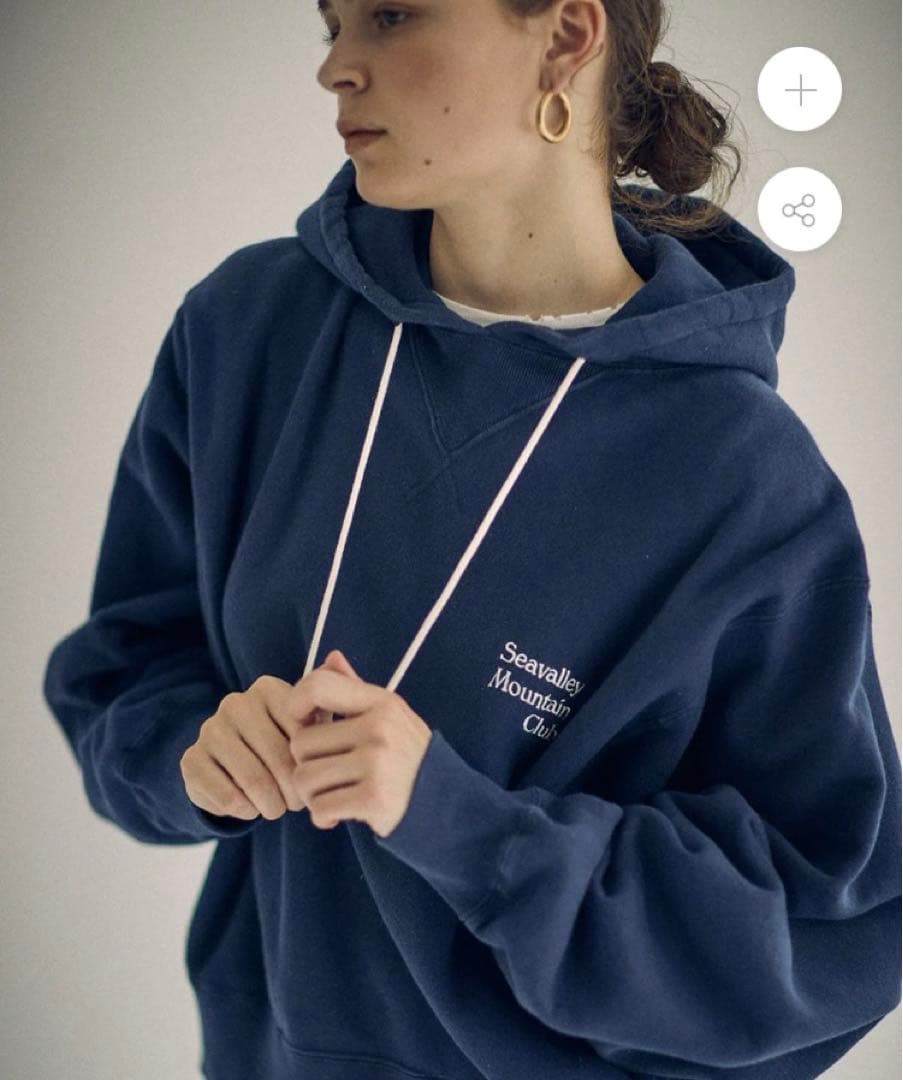 美品　sea スウェット　フーディ　パーカー