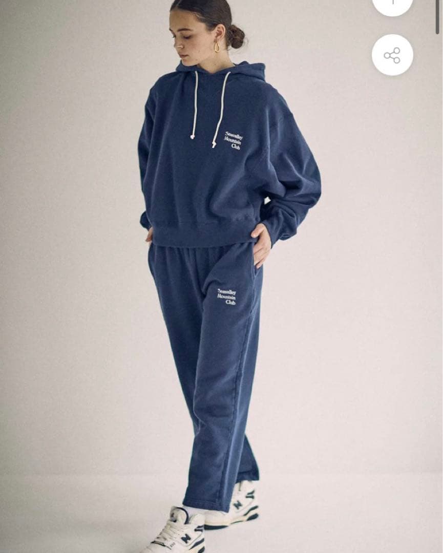 美品　sea スウェット　フーディ　パーカー