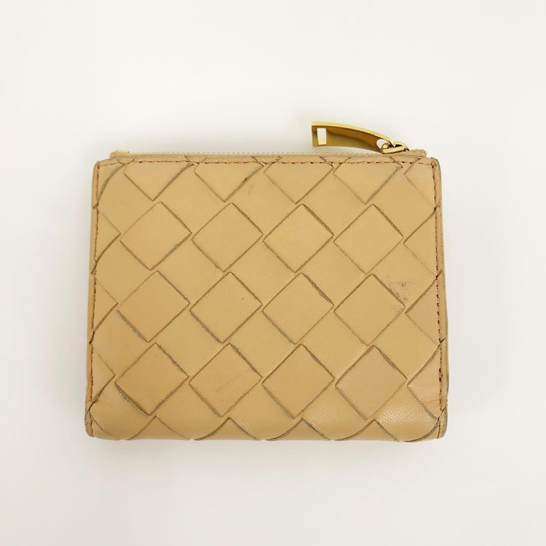 ボッテガ　ヴェネタ　二つ折りファスナー　ウォレット