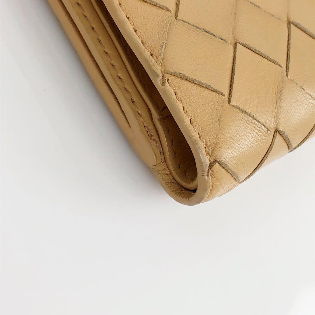 ボッテガ　ヴェネタ　二つ折りファスナー　ウォレット