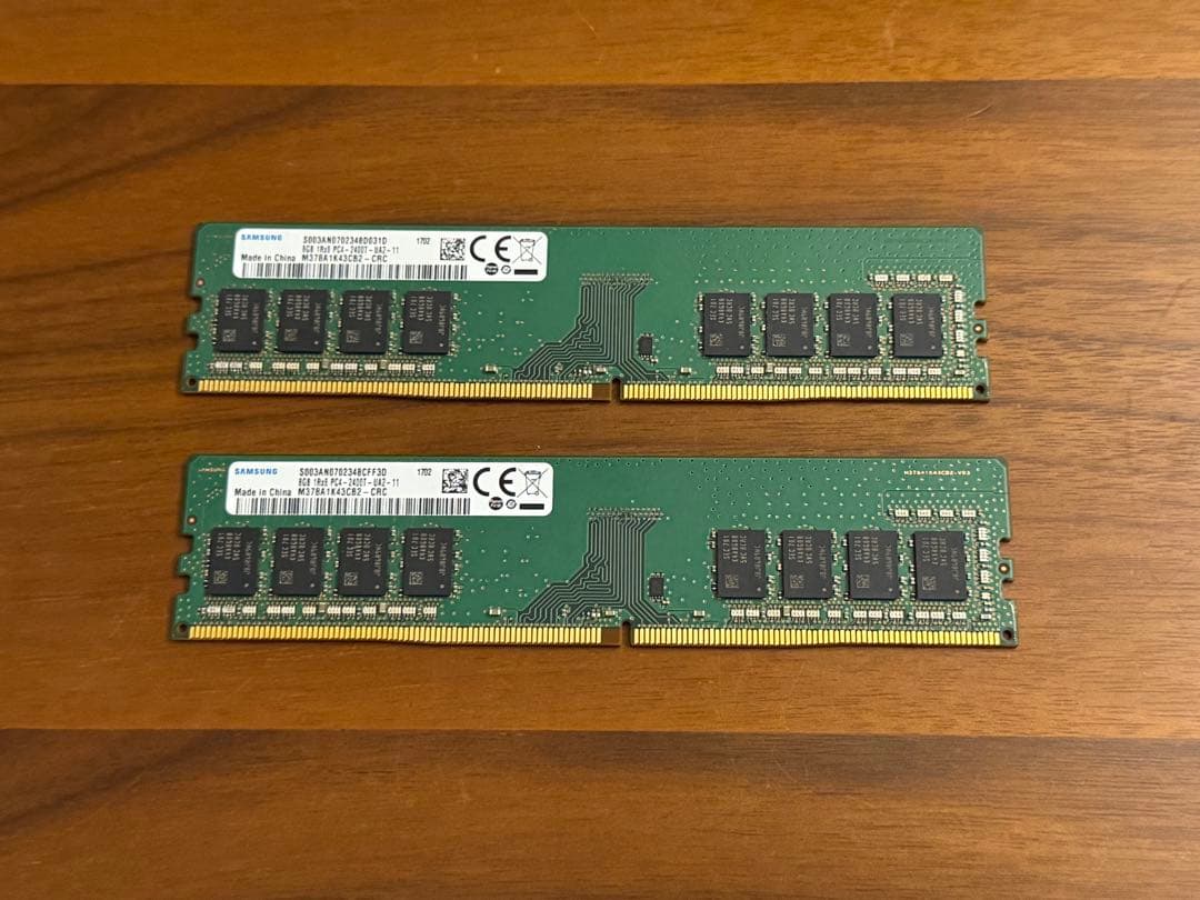 Y*S様 SAMSUNG ddr4 2400MHz 8GB×2