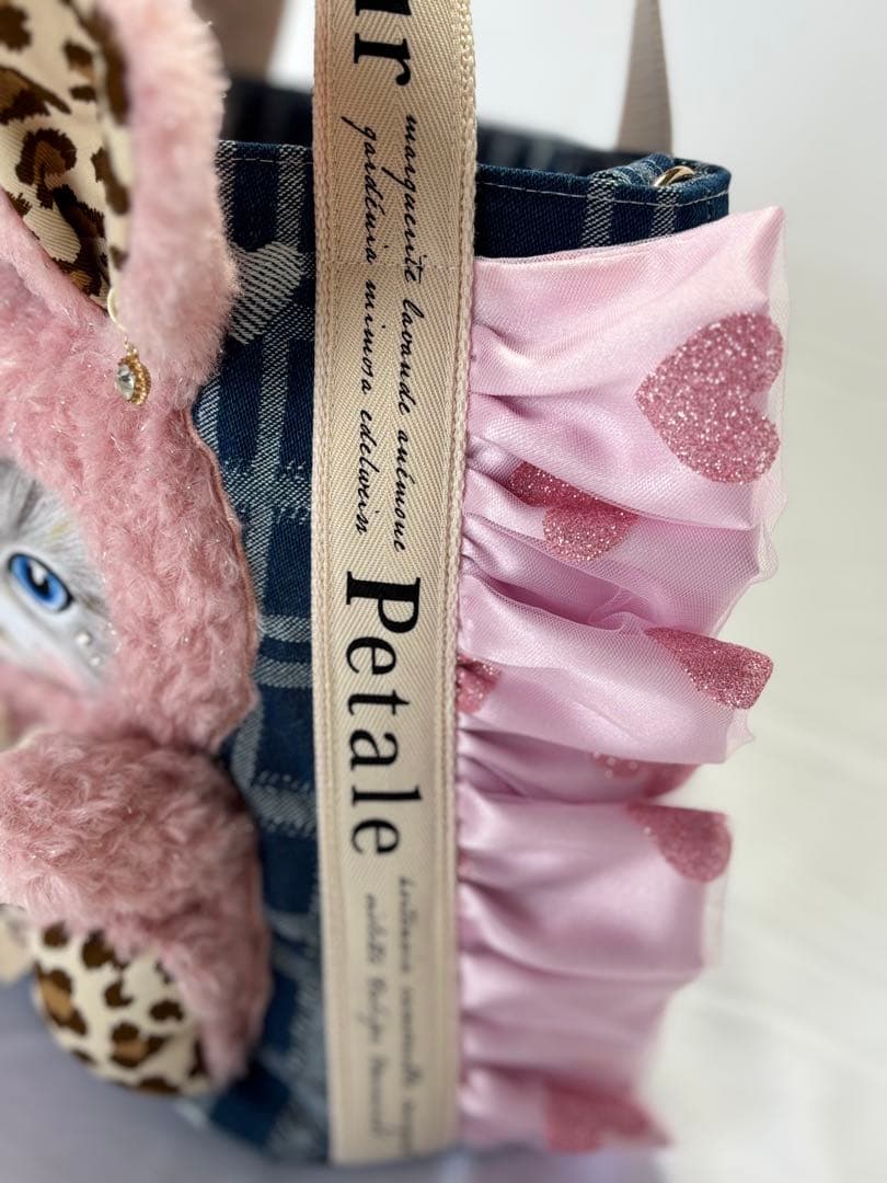 ♡*♡様 コヤンイサムチョン　うさちゃん丸底トートバッグ　ルミちゃん