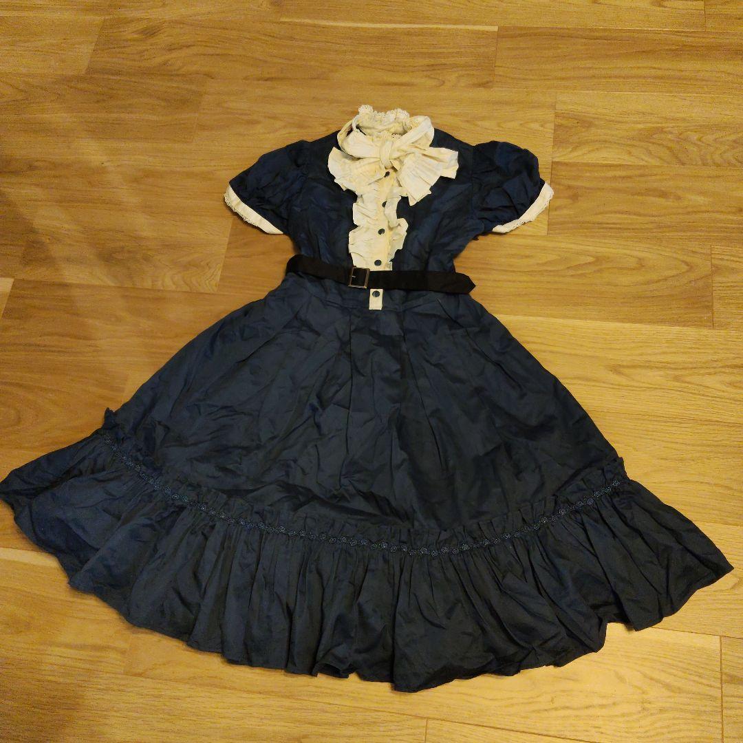 メアリーマグダレン　コクリコットワンピース　青