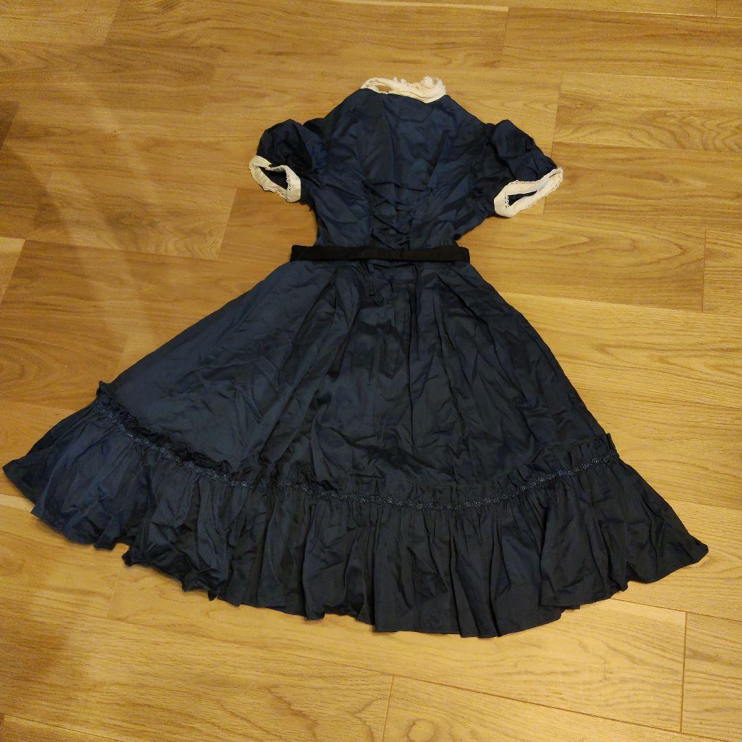 メアリーマグダレン　コクリコットワンピース　青