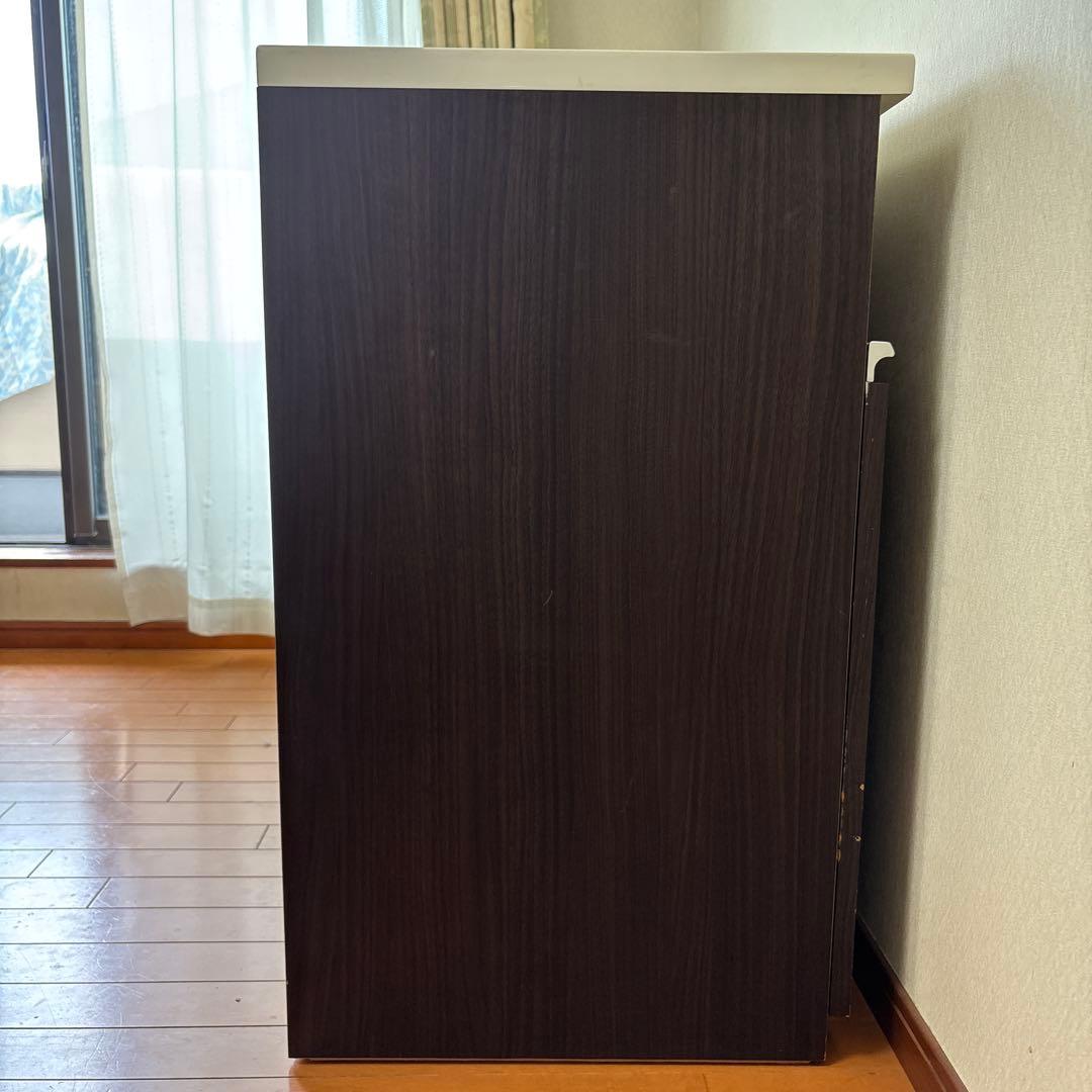 キッチンカウンター キュリー2 120CT DBR ニトリ