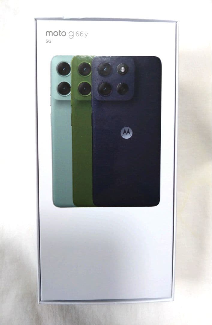 [新品未使用] moto g66y 5G ブラック ワイモバイル