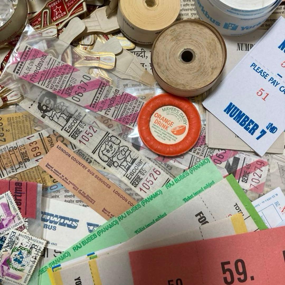 ブ*チ様 海外ロールチケット紙もの　まとめ売り