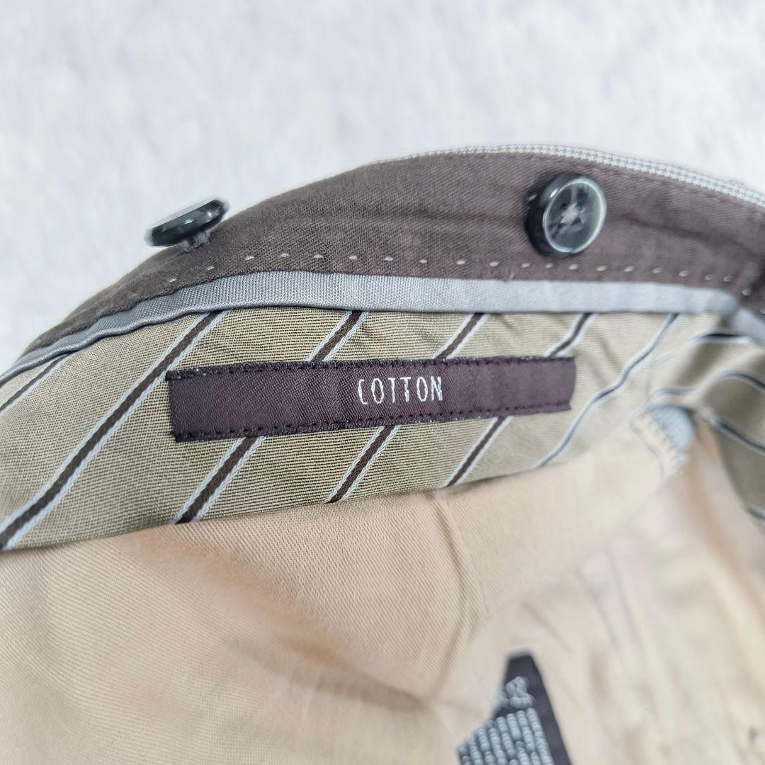 PT01 ピーティーゼロウーノ スラックス 54 2XL グレー 千鳥柄 大きい