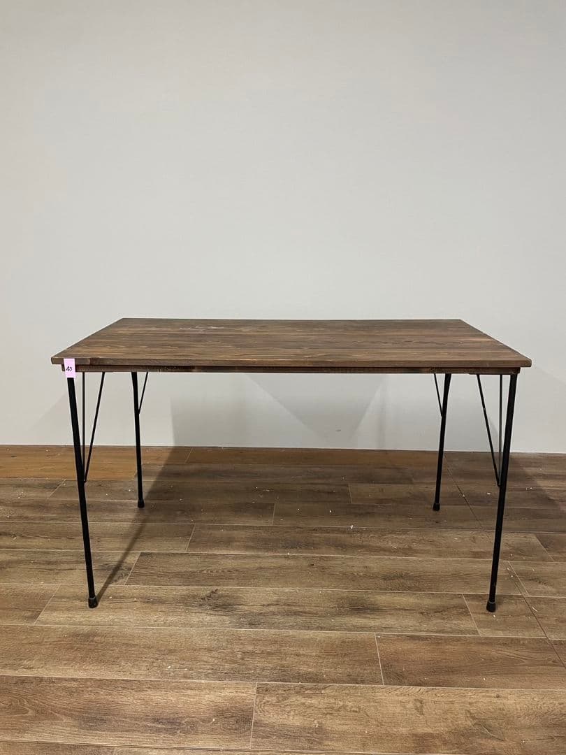 ウォールナット色　カウンターテーブル　ダイニングテーブル　幅120