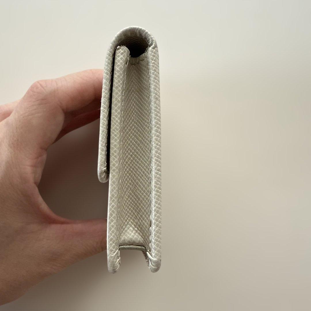 M*A様 極美　PRADA サフィアーノレザー 名刺入れ カード入れ