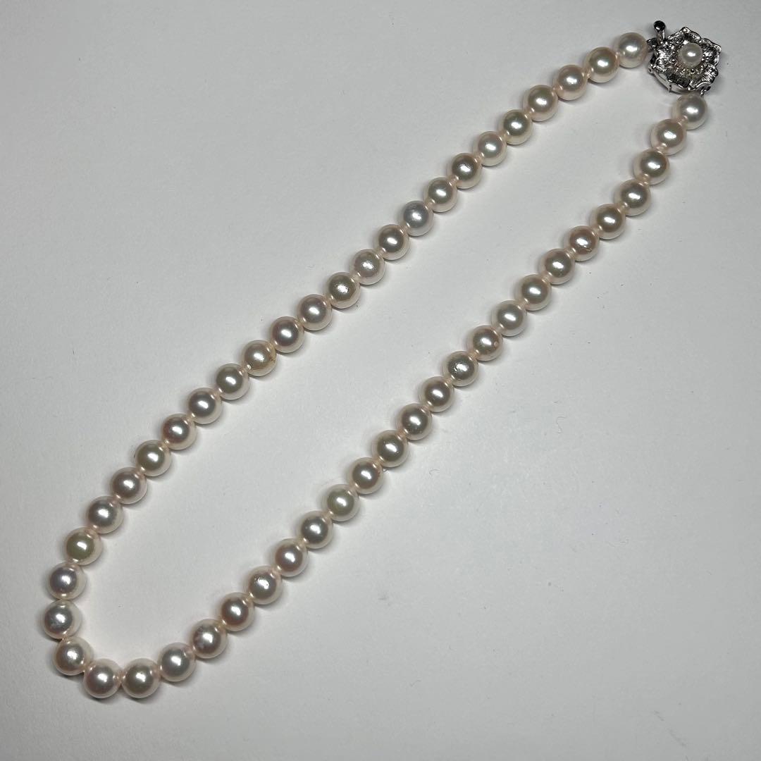 照り良 あこや 8.43mm 43g SILVER刻印 42.5cm レディース