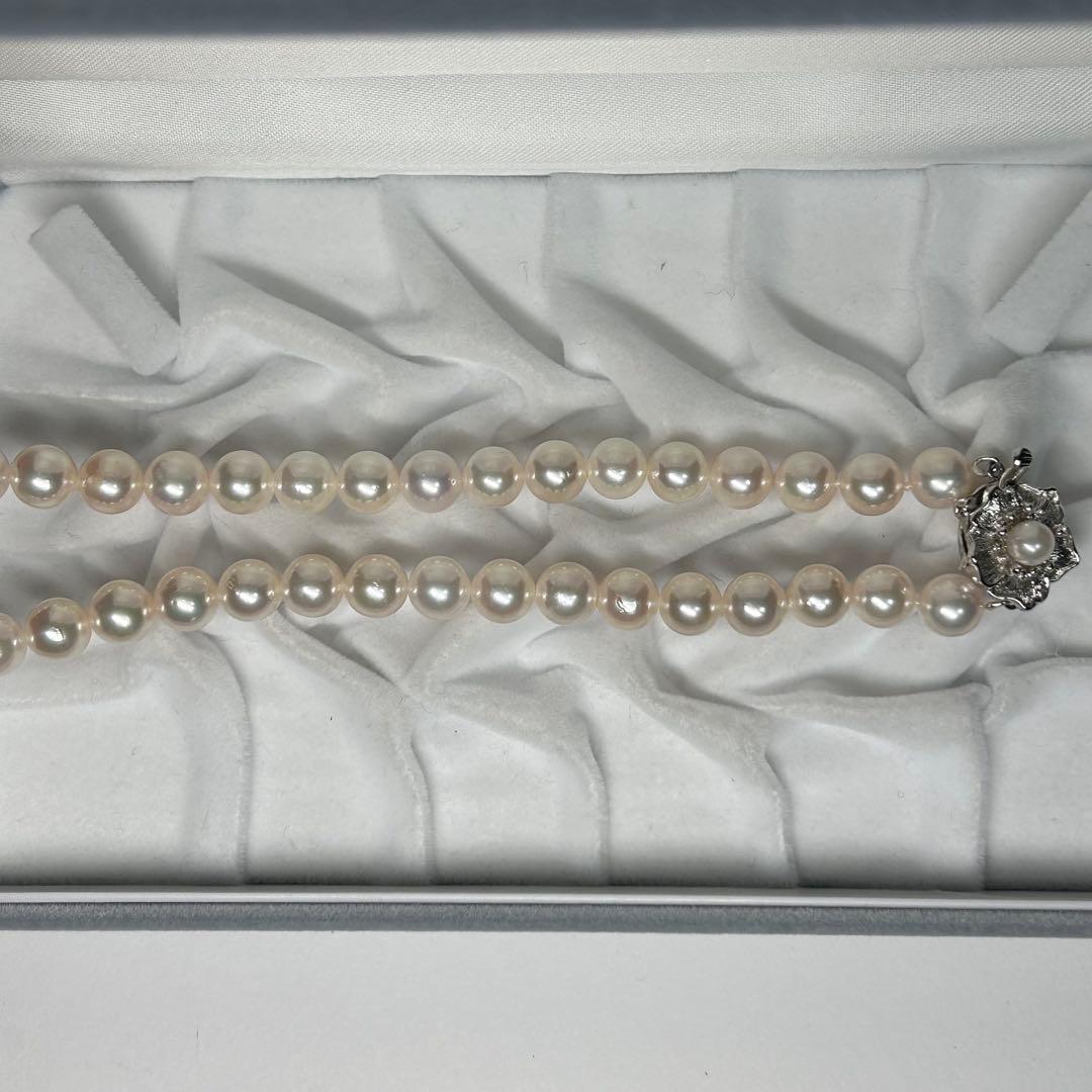 照り良 あこや 8.43mm 43g SILVER刻印 42.5cm レディース