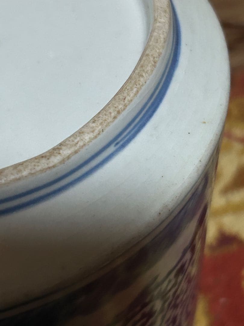 マサ　伊万里　蛸唐草　水指